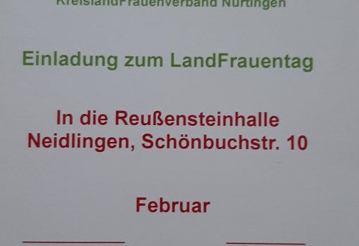 Einladung zum LandFrauentag 2026