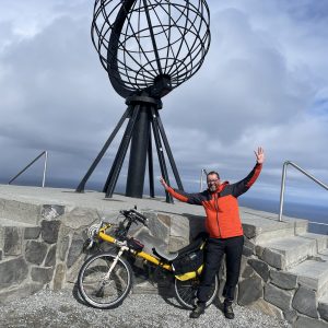 Vortrag: Mit dem Fahrrad von Neuffen zum Nordkap mit Uli Häußermann am 21.04.2026 um 19.30 Uhr im Bürgerhaus
