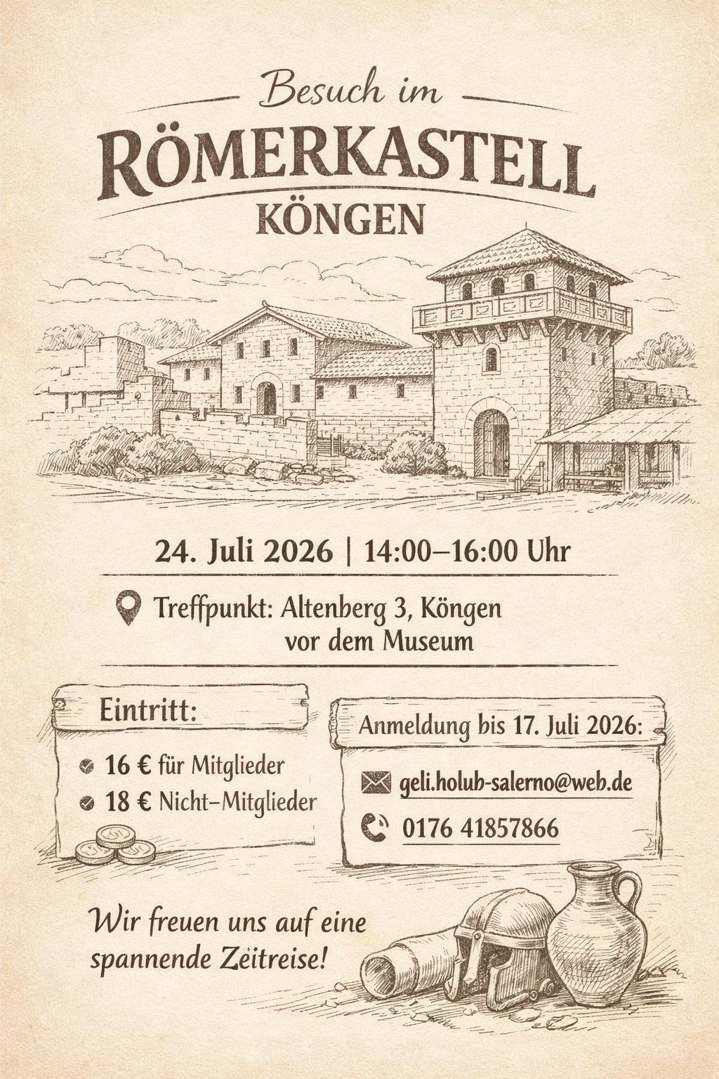 Ausflug Römerkastell Holub